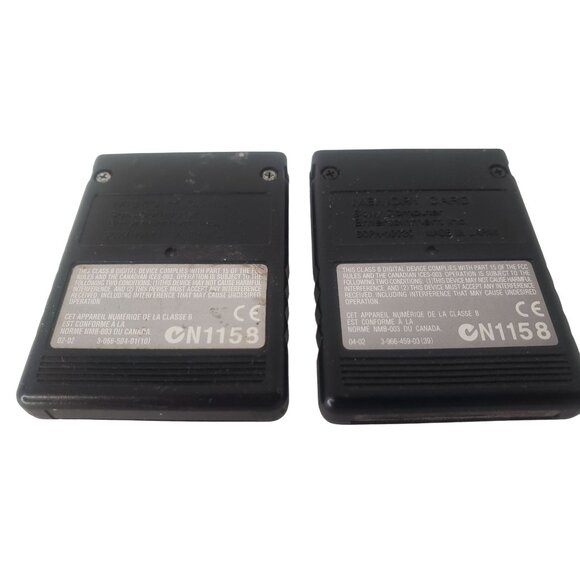 Sony Playstation 2 PS2 Official OEM MagicGate 8mb Memory Card Quantity 2 - Picture 3 of 3